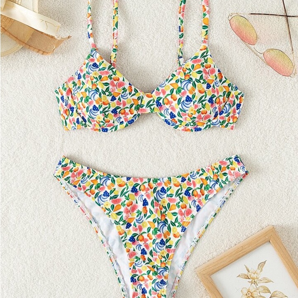 SHEIN Floral Bikini - Multicolor